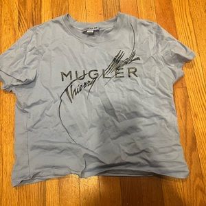 Mugler tshirt H&M collection